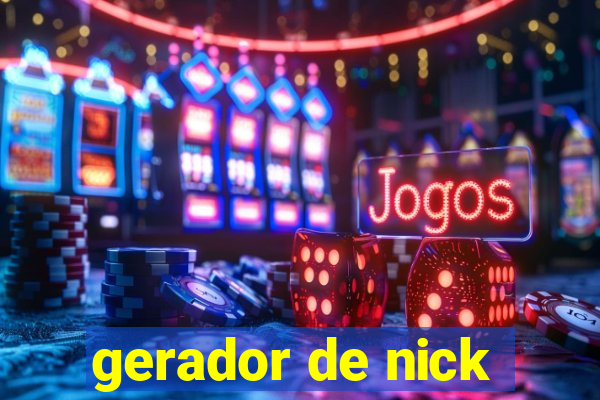 gerador de nick